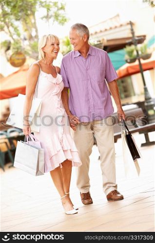 Senior Couple Enjoying Shopping Trip