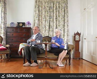 Senior Couple Having a Spat