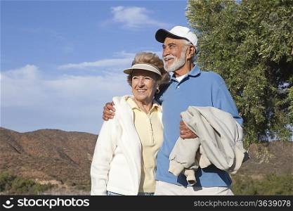 Senior couple in the great outdoors