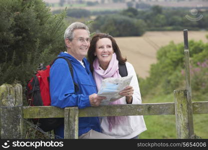 Senior Couple On Country Walk