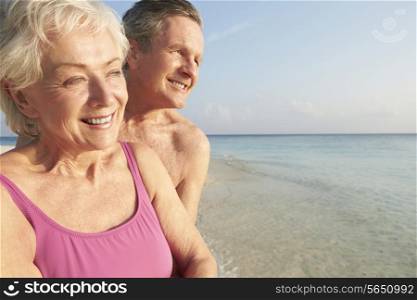 Senior Couple On Tropical Beach Holiday