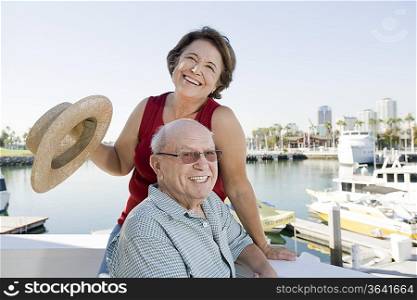 Senior couple on vacations