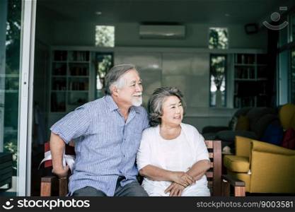 Senior couple Playing together at living room