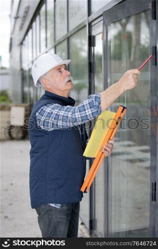 senior foreman at construction site