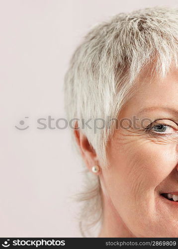 Senior Grayhaired Woman