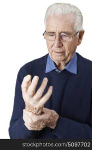 Senior Man Suffering With Arthritis