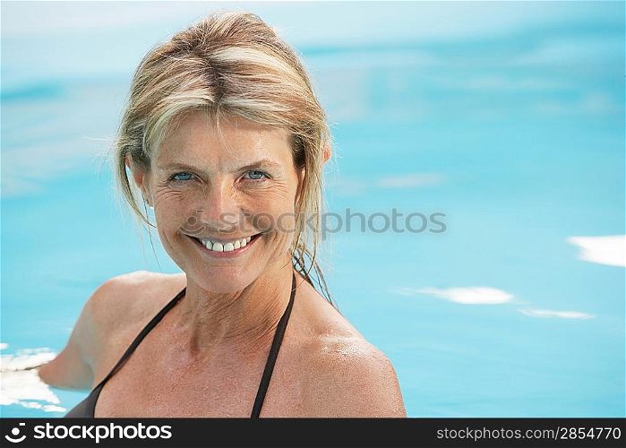Senior Woman in Swimming Pool