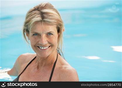 Senior Woman in Swimming Pool