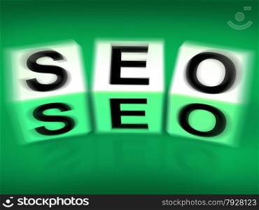 SEO Blocks Displaying Search Engine Optimization Online
