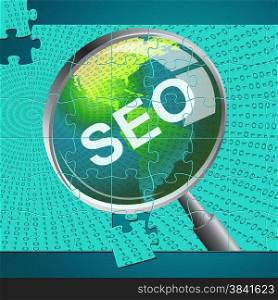 Seo Magnifier Meaning Research Search And Searches