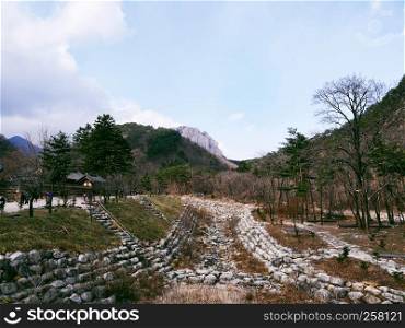 Seoraksan National Park. South Korea. December 2017