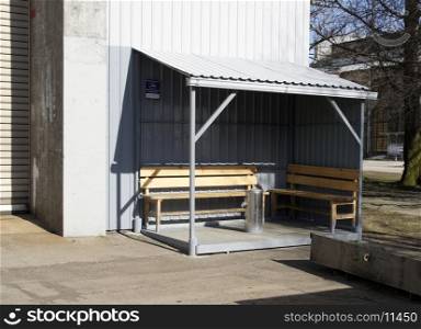 Separate smoking area on manufacture
