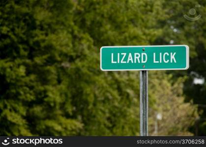 SEPTEMBER 15 2012 LIZARD LICK / WENDELL NORTH CAROLINA USA Sign Outside of Lizard Lick Towing TV Show