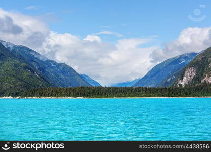 Serene scene by the lake in Canada