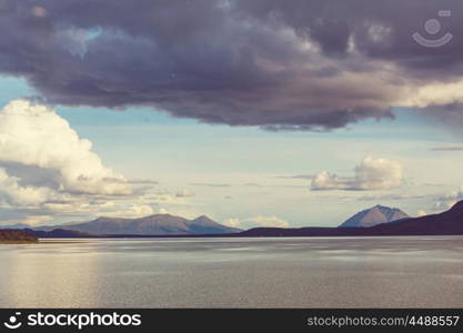 Serene scene by the lake in Canada