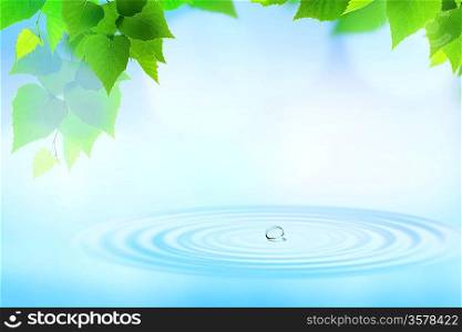 Serenity. Abstract natural backgrounds for your design
