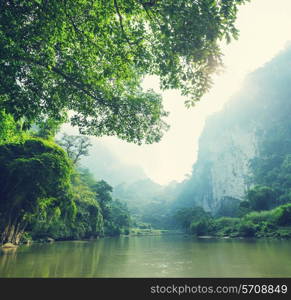 Serenity BaBe Lake in Vietnam