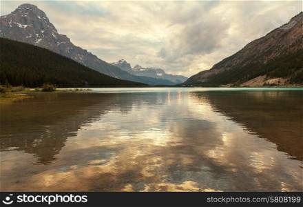 Serenity lake in Canada.