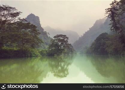 Serenity river in Vietnam