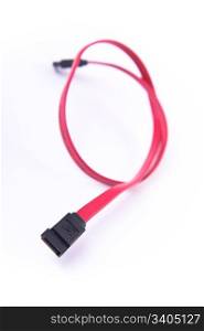 serial ATA cable. serial ATA cable on white background