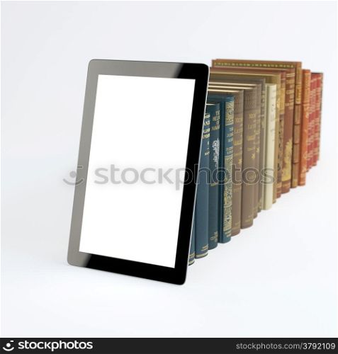 Series Of Books With Touch-Pad On The Head 3d Version Series Of Books With Touch-Pad On The Head 3d Version