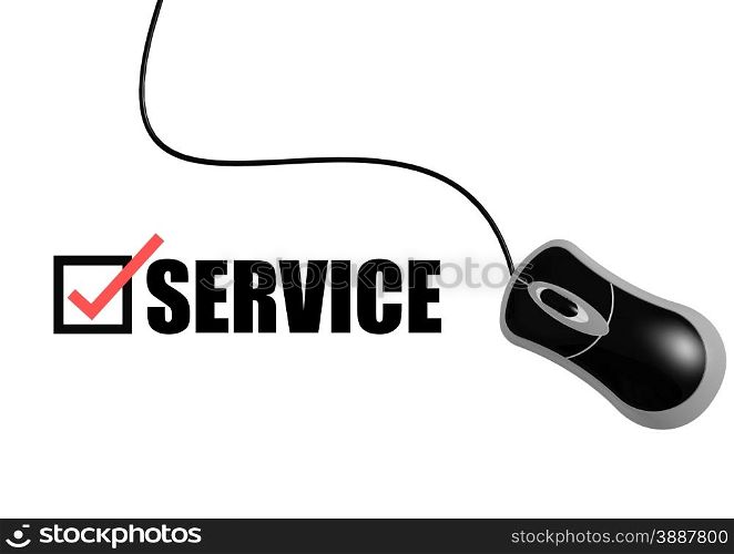 Service with mouse