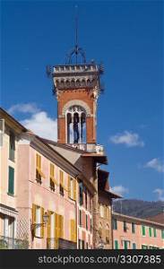 Sestri Levante, with the tower of Palazzo Fasce