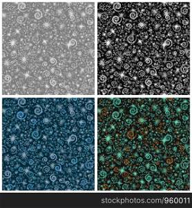 Set abstract seamless pattern background. Vector illustration EPS10.. vector seamless pattern