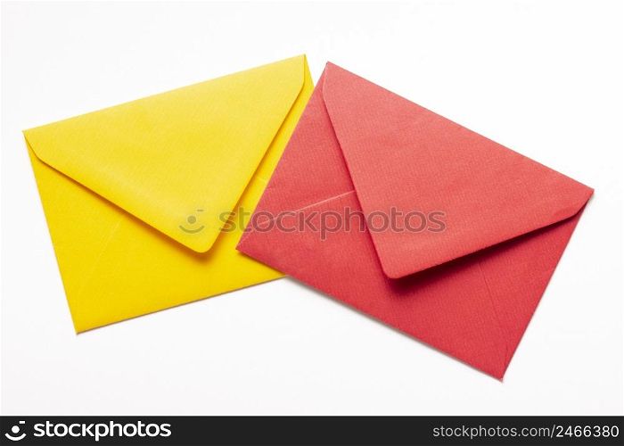 set colorful envelopes