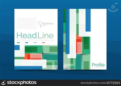 Set of abstract lines backgrounds - business templates. Set of abstract lines backgrounds - business templates. flyer or brochure layout