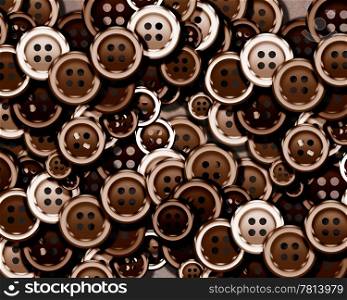 Set of cloth buttons background.. Cloth buttons