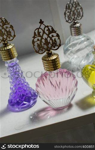 Set of Empty bottles made in the Ottoman style