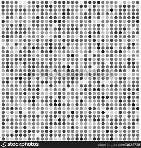 Set of Grey Circles. Set of Grey Circles Isolated on White Background. Set of Grey Circles