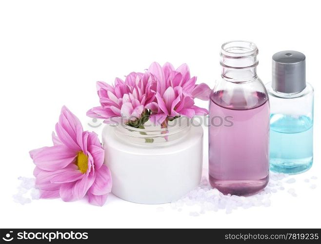 set of natural cosmetic isolated