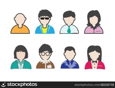 set of people icons