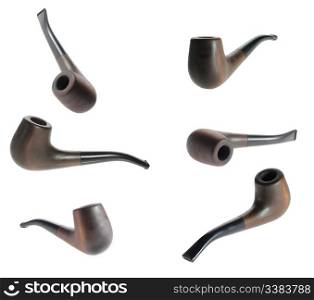 Set of pipes. Manual job, a material - a cherry