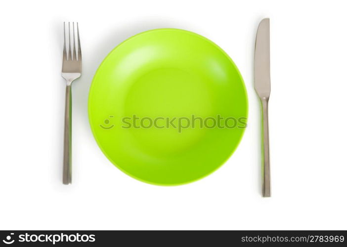 Set of utensils arranged on the table