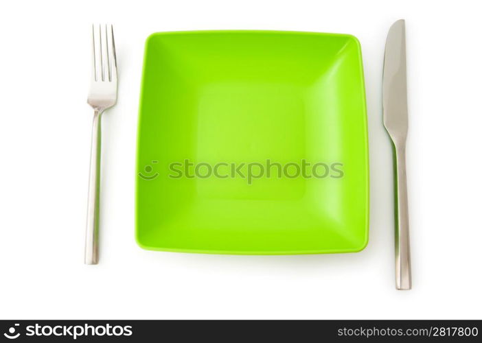 Set of utensils arranged on the table