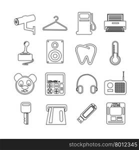 Set of web icons for website and communication
