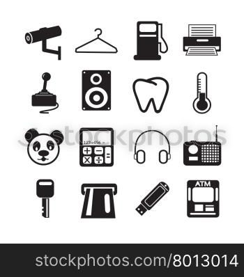 Set of web icons for website and communication