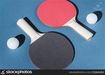 set table tennis rackets balls