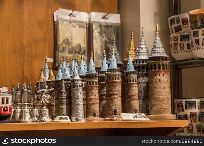 Sets of models of the Galata Tower
