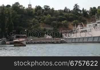 Sevastopol bay view from pleasure boat