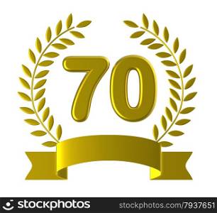 Seventieth Birthday Meaning Happy Anniversary And 70Th