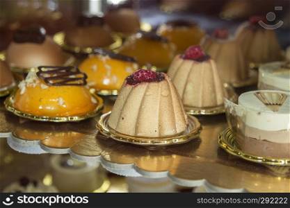 Several Types of Sweet Mousse and delicious Puddings.. Several Types of Sweet Mousse and delicious Puddings