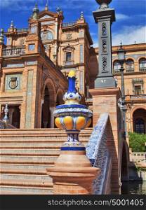 "Seville, Andalusia,Spain, "Plaza de Espana" Spanish Square"