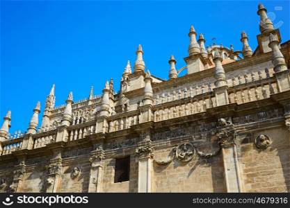 Seville cathedral of Sevilla Andalusia Spain