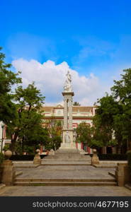 Seville Plaza Triunfo square Sevilla Andalusia Spain