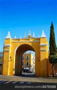 Seville Puerta de la Macarena Arch door in Sevilla Andalusia Spain