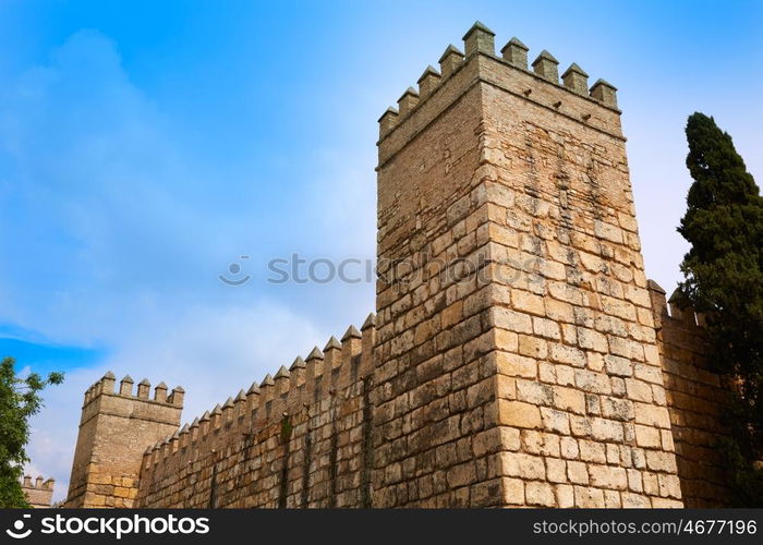 Seville Real Alcazar fortress Sevilla Andalusia Spain